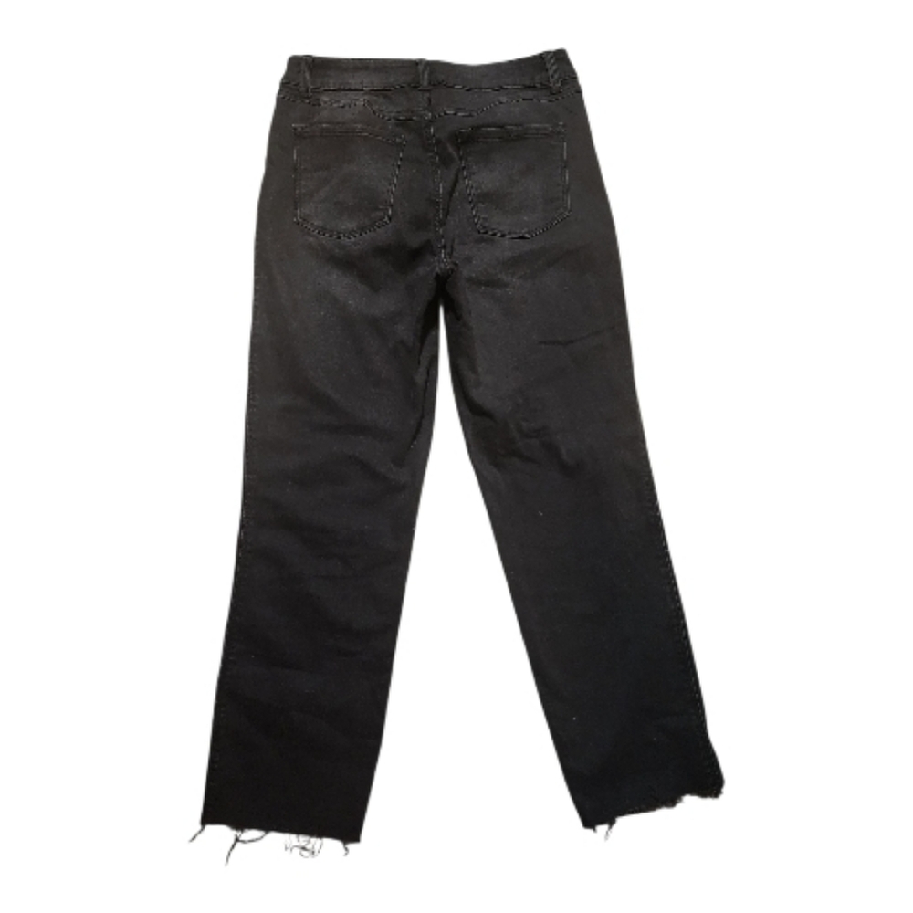 Sincerely Jules Raw Hem High Rise Straight Leg Jeans, Size 7/28 - Picture 2 of 4